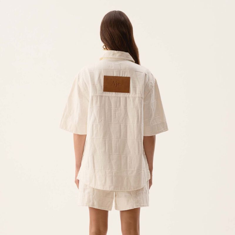 Aje Helm Denim Shirt image number 1